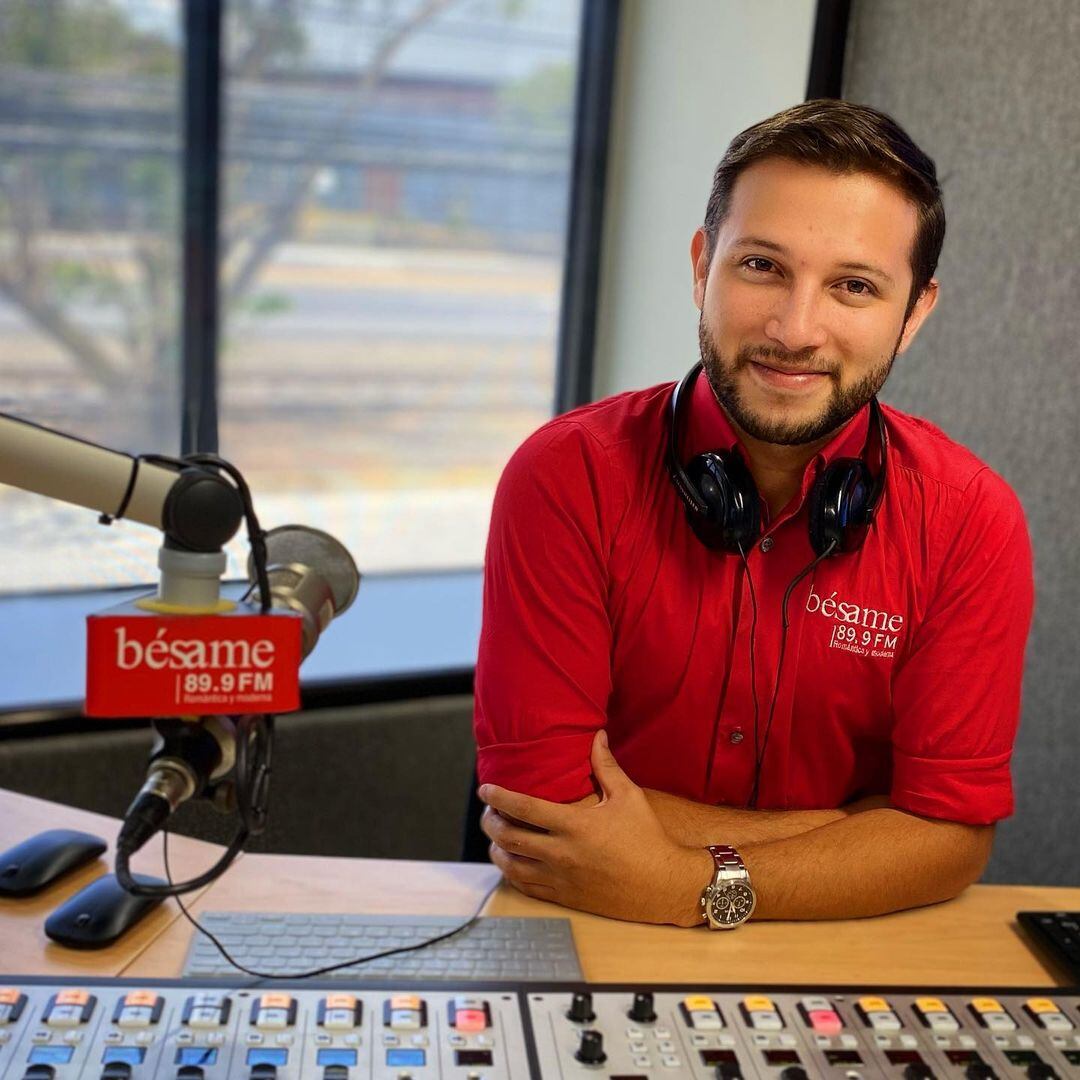 Jeffrey Cubillo, locutor. Instagram