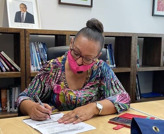 Lilliam Montero, costarricense que formar parte de la mesa de votación en Australia. Foto cortesía.