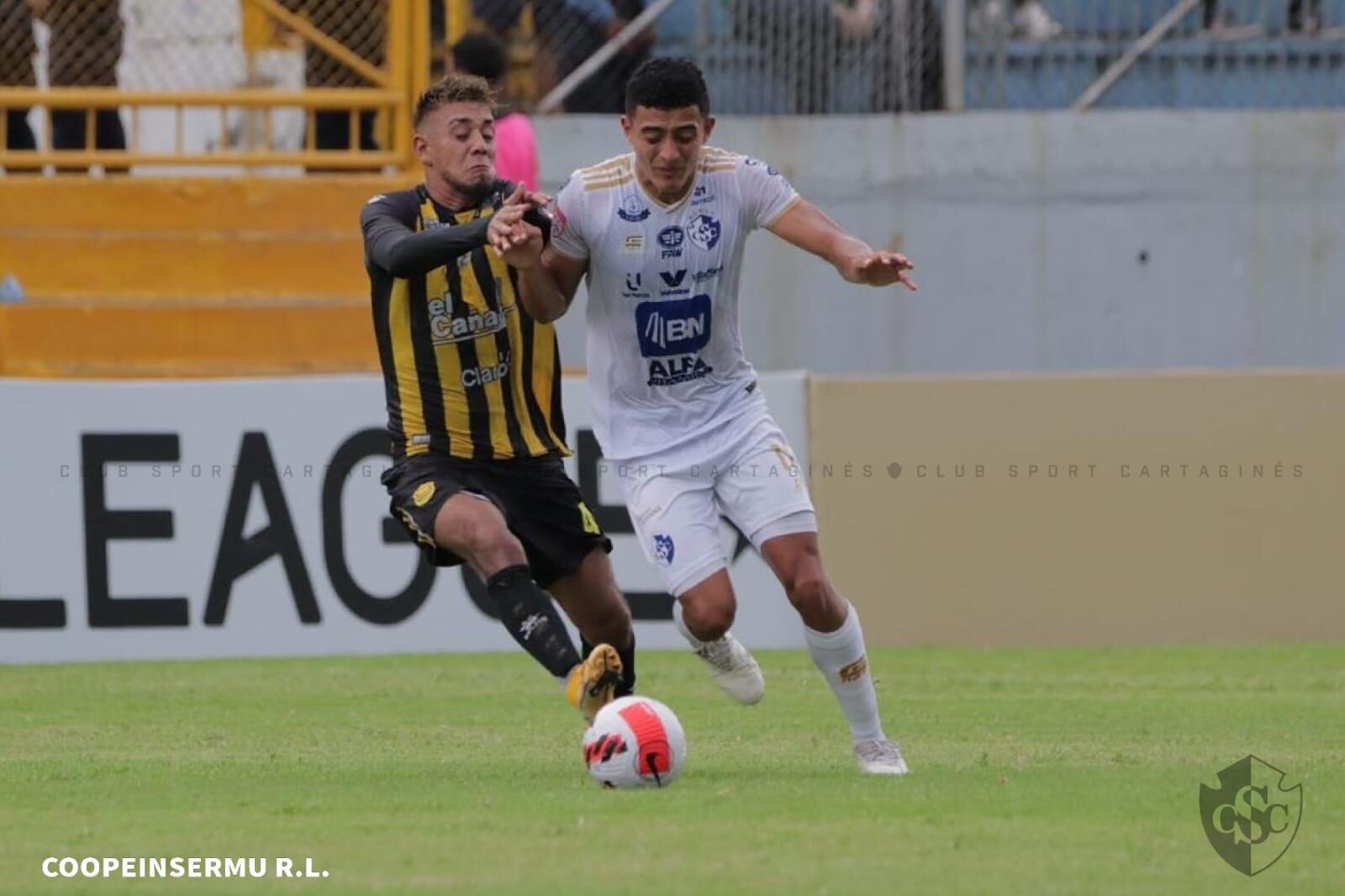 Real España - Cartaginés, por la Liga Concacaf. Prensa CSC.