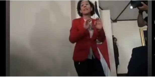 Nancy Marín, zafarrancho presidencia