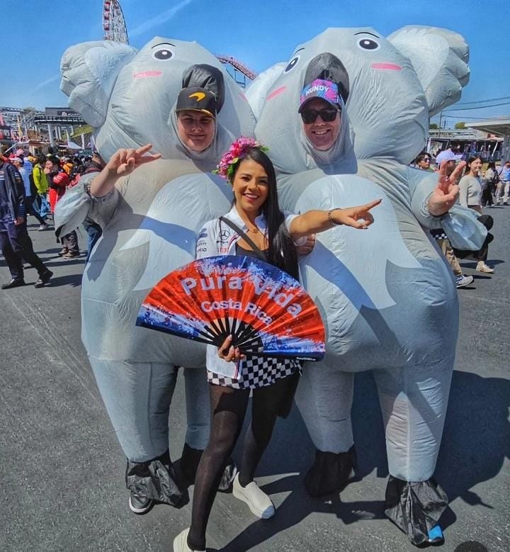 Natalia Rodríguez en el GP de Japón