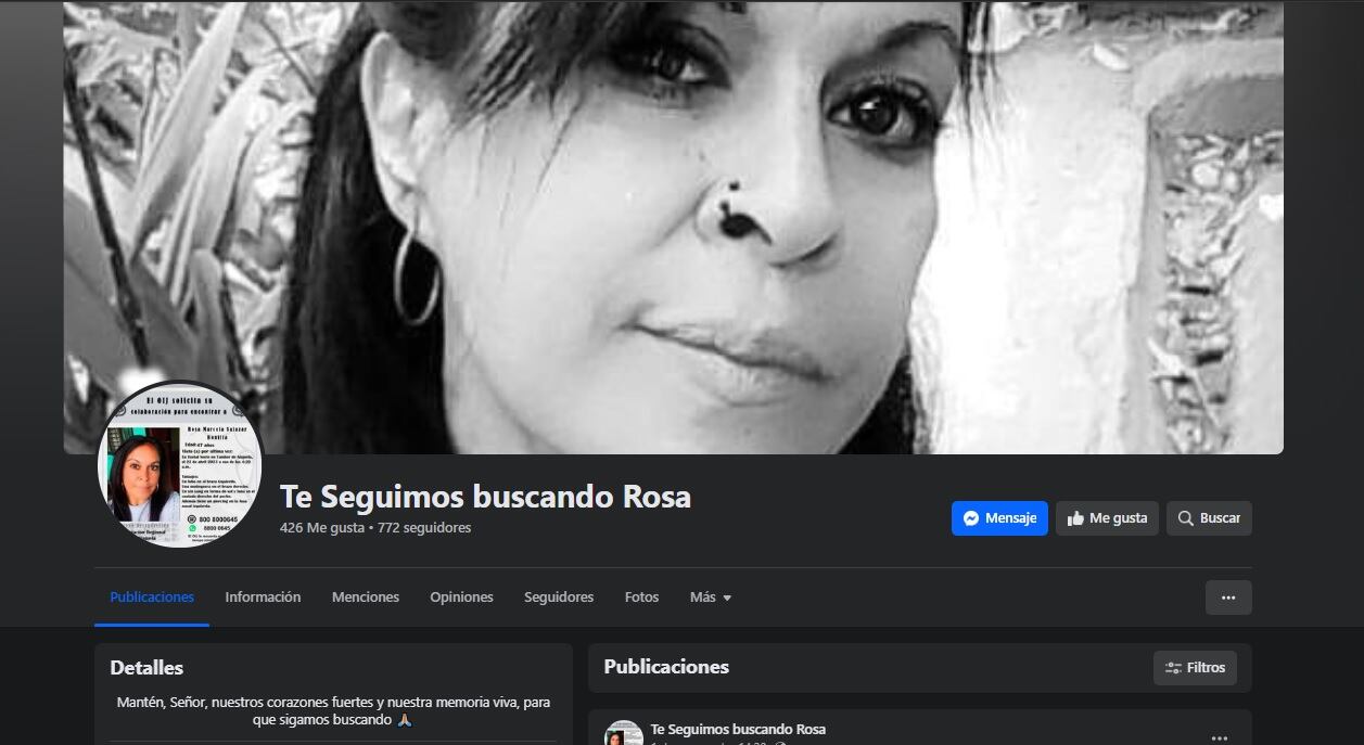 Rosa Marcela Salazar Bonilla, mujer desaparecida en Alajuela.