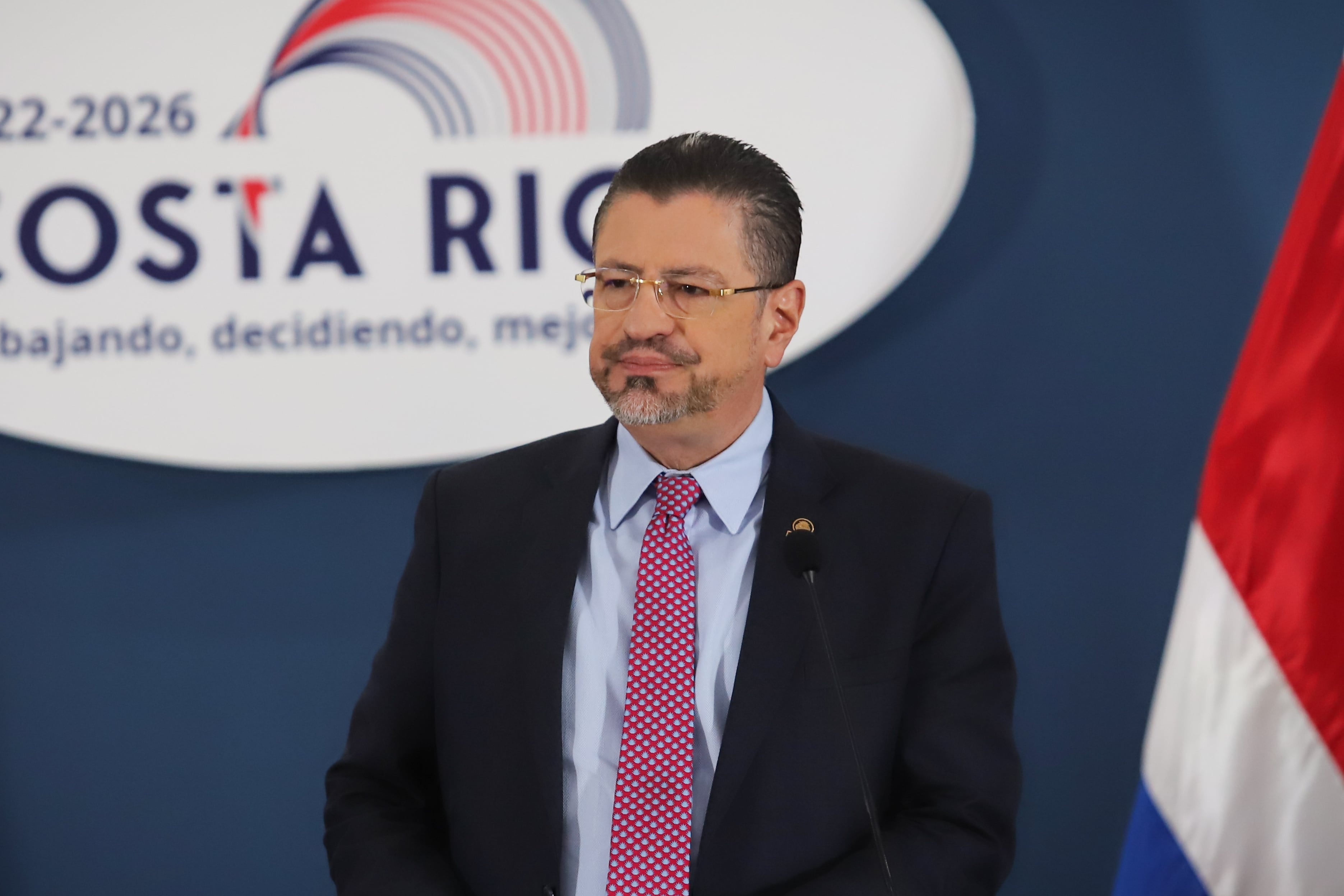 Conferencia de Consejo de Gobierno, el presidente Rodrigo Chaves.