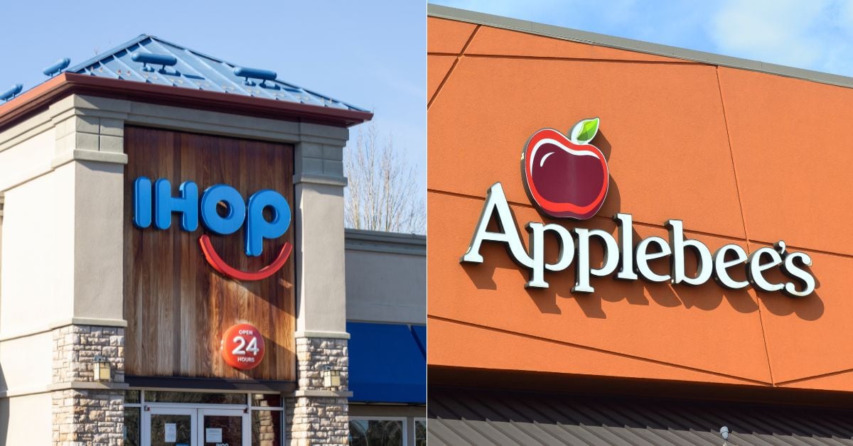 En la imagen las fachadas de IHOP y Applebees.