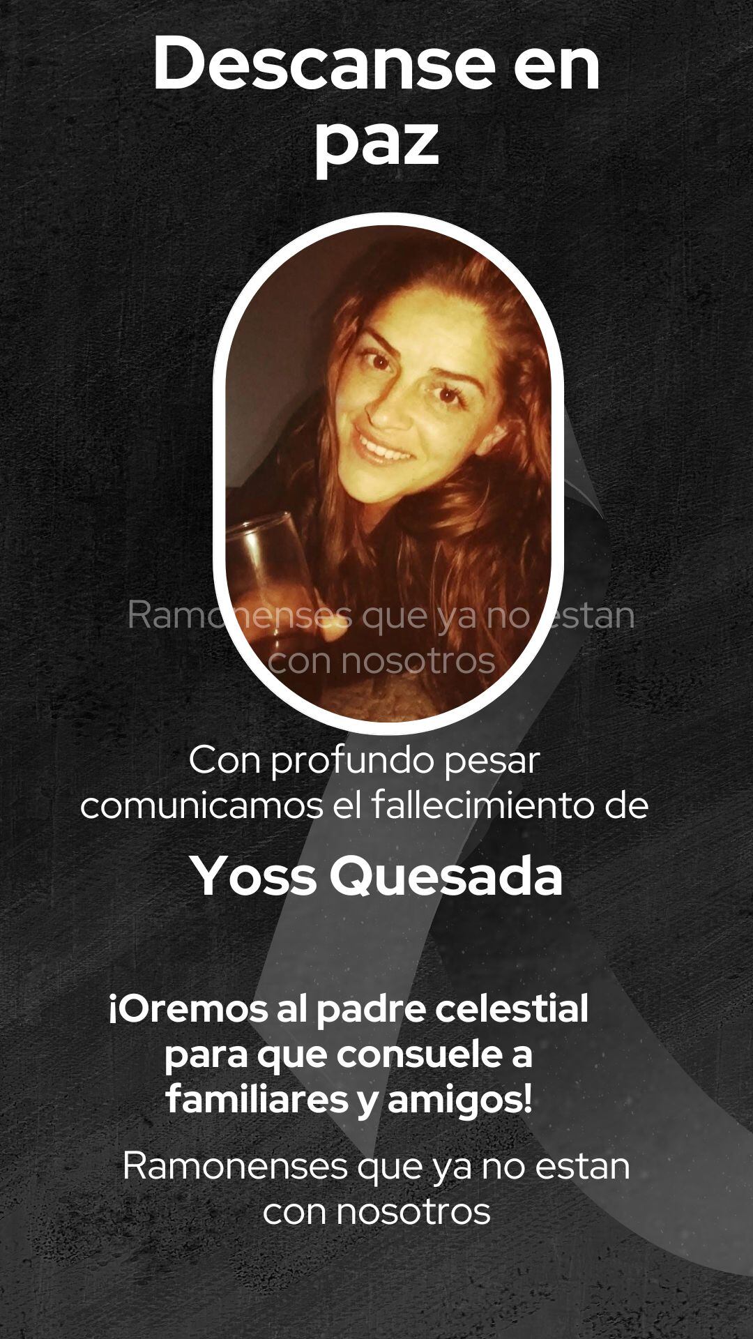 Yoselin Quesada, tía del bebé, murió en la casa junto a un menor de 16 años. Foto tomada de Facebook.