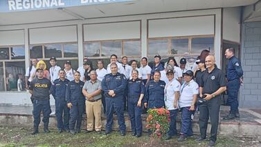 Navidad unió a policías de Costa Rica y Panamá en una noble causa