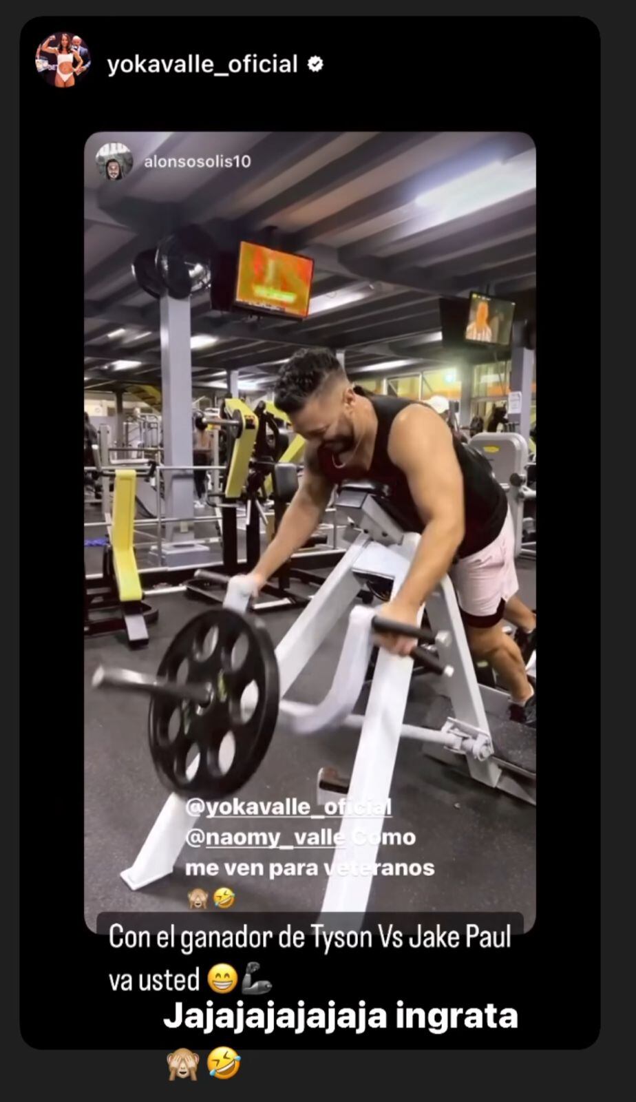 Yokasta Valle fue sincera con Alonso Solís y lo dejó claro en las redes sociales. Foto: Instagram.
