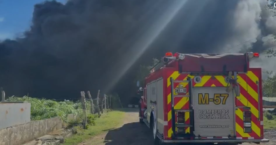 Incendio en Alajuela