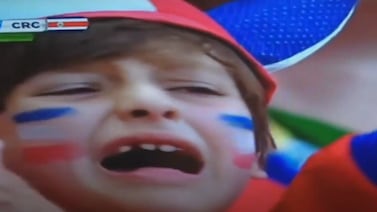 Niño tico que lloró en Brasil 2014 ya es un muchachón y así está ahora