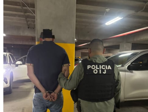 El exportero del Club Sport Herediano, Steven Orias  de 22 años, permanece detenido