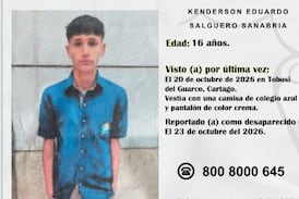 ¿Dónde está Kenderson? Buscan a colegial de 16 años desaparecido en Cartago