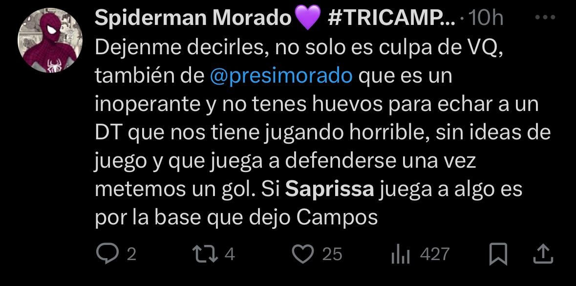 Aficionados del saprissa explotan en redes