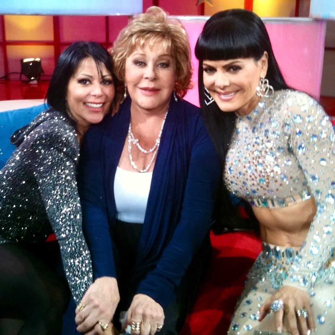 Maribel Guardia despide a Silvia Pinal