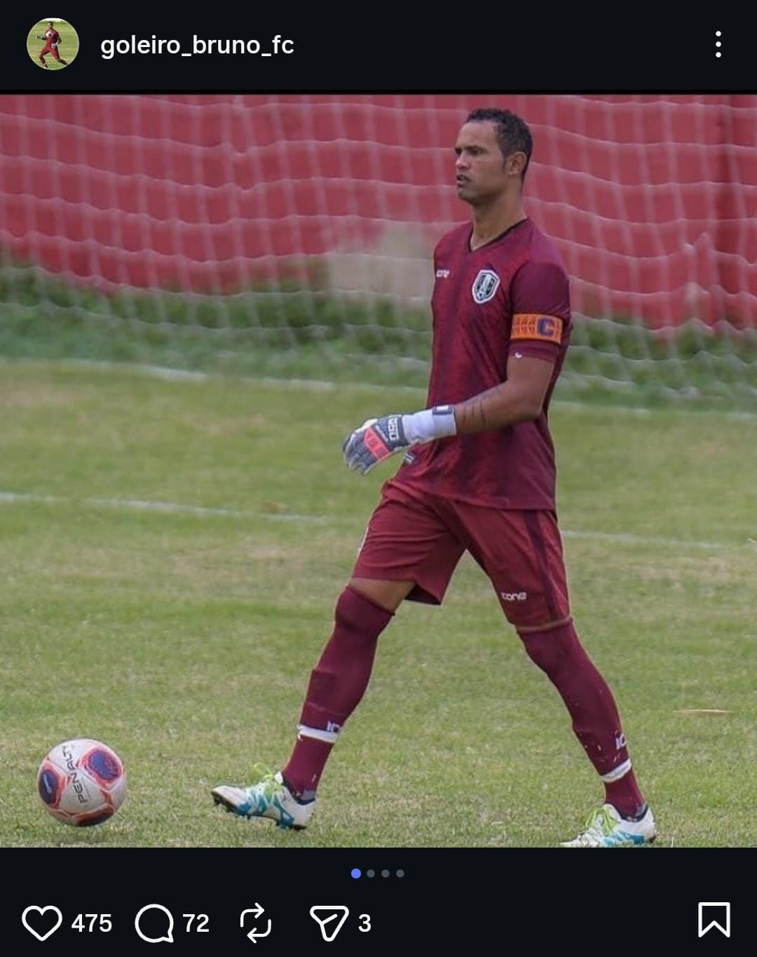Portero retomó su carrera, luego de ser condenado por el asesinato de su novia.