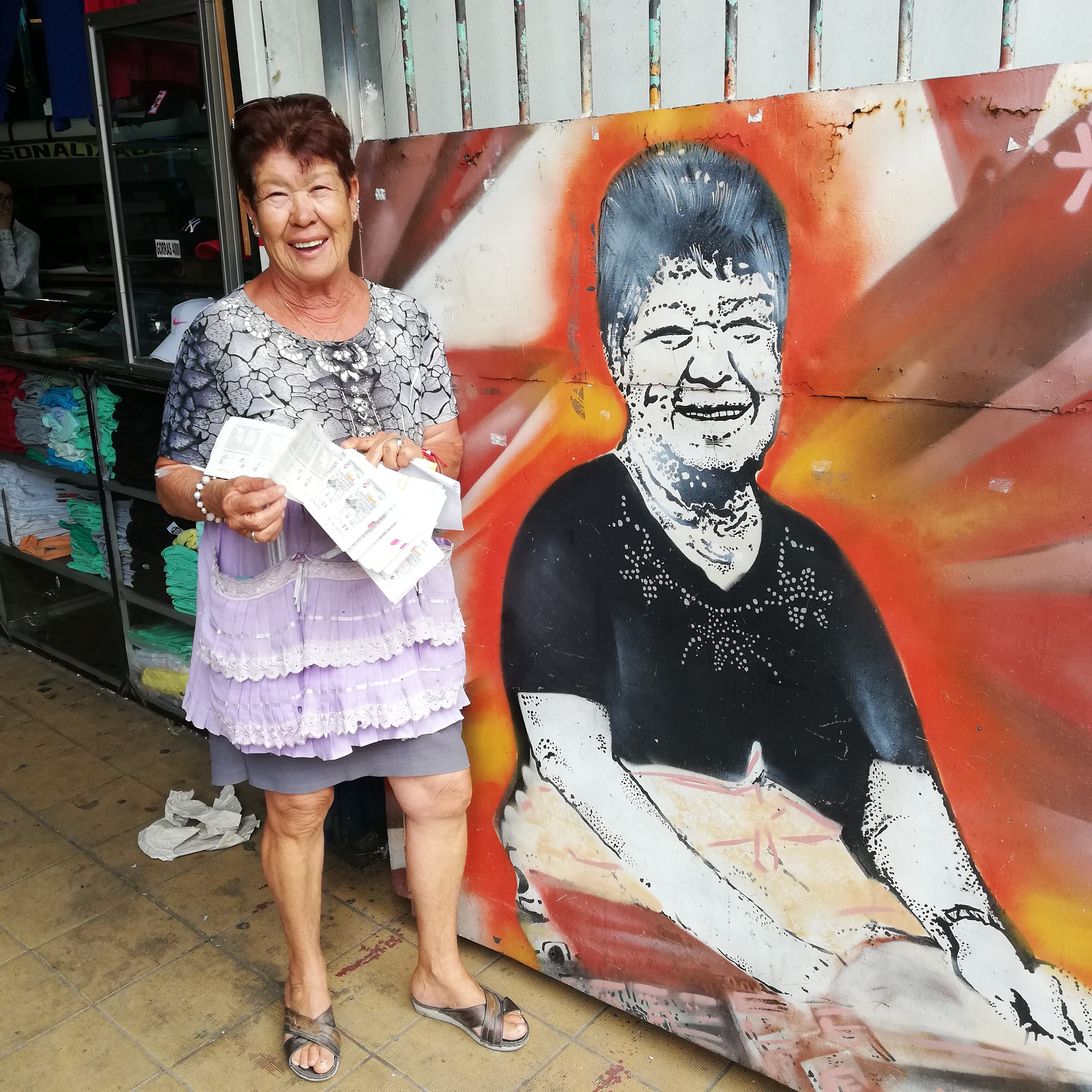 Doña Ana Corazzari, chancera josefina desde hace 60 años