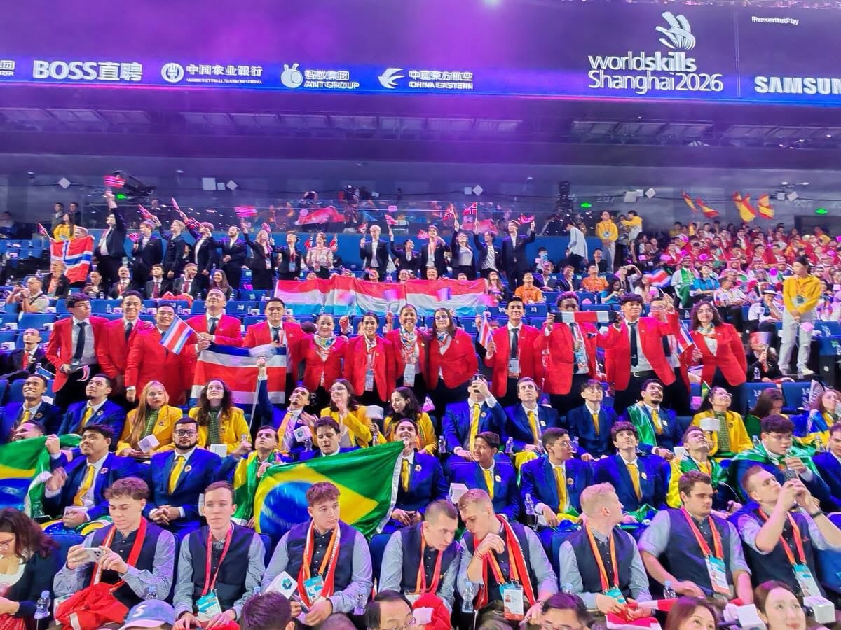 Costa Rica llegó hasta Shanghái, China, para medirse con jóvenes de diferentes partes del mundo en WorldSkills 2026 (Mundial de Habilidades 2026), y lo hizo con la delegación más grande que ha presentado el Instituto Nacional de Aprendizaje (INA), 11 participantes