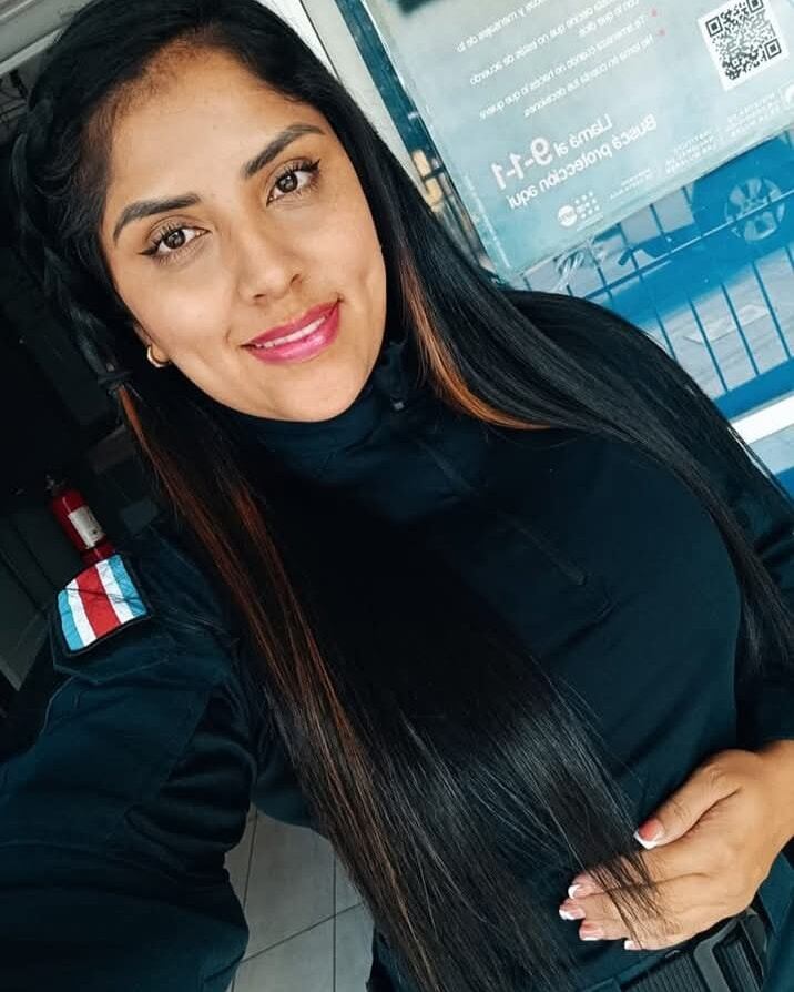 Astrid Gómez, oficial fallecida en choque en Alajuela. Foto cortesía.