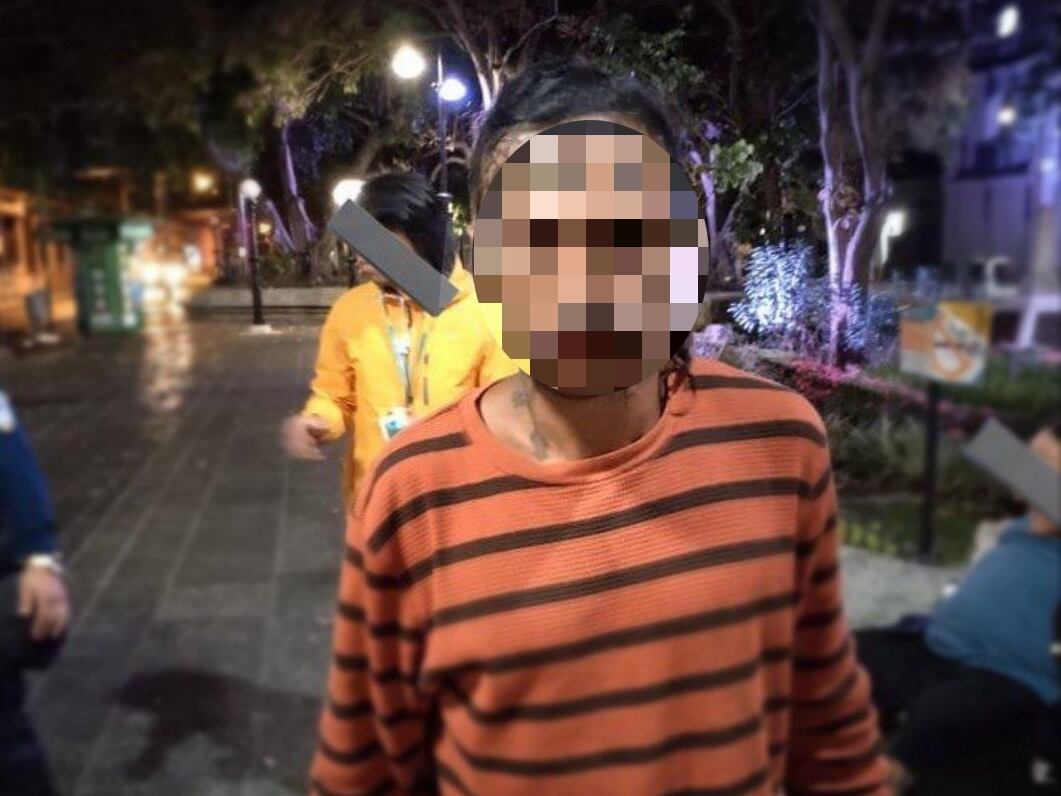 El sospechoso fue detenido casi cinco horas después del crimen. Foto Agencia Nacional de Información.