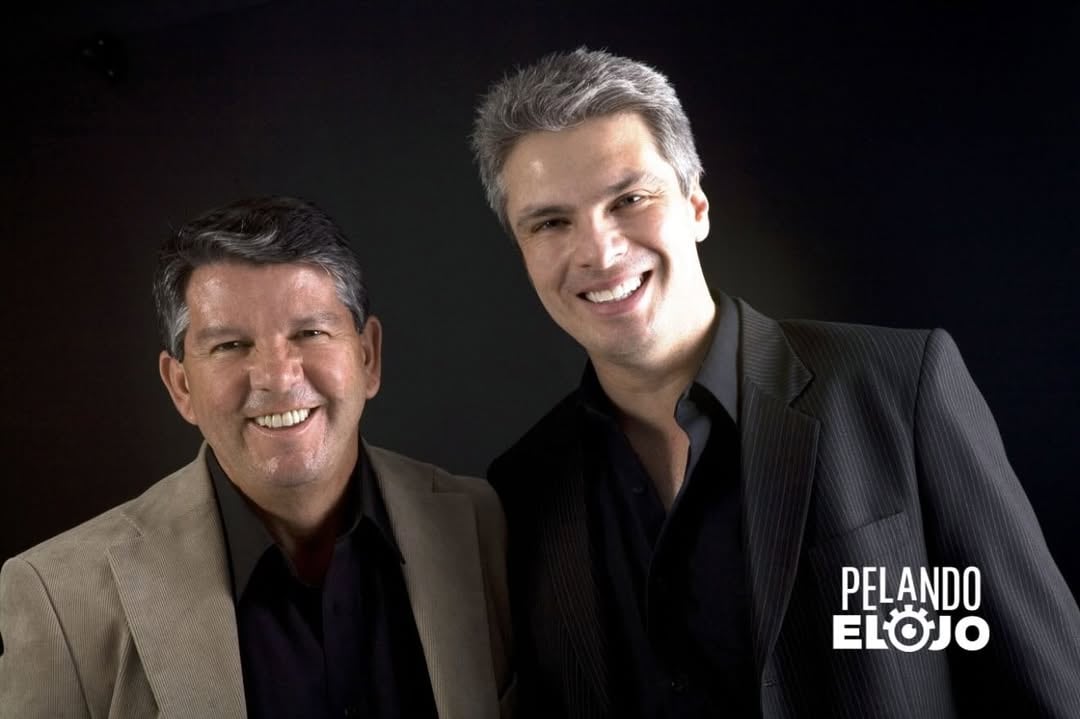 Froilán Bolaños y Norval Calvo cuando crearon juntos Pelando el ojo.