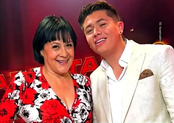 Actriz colombiana Alina Lozano, de la novela "Pedro el escamoso".