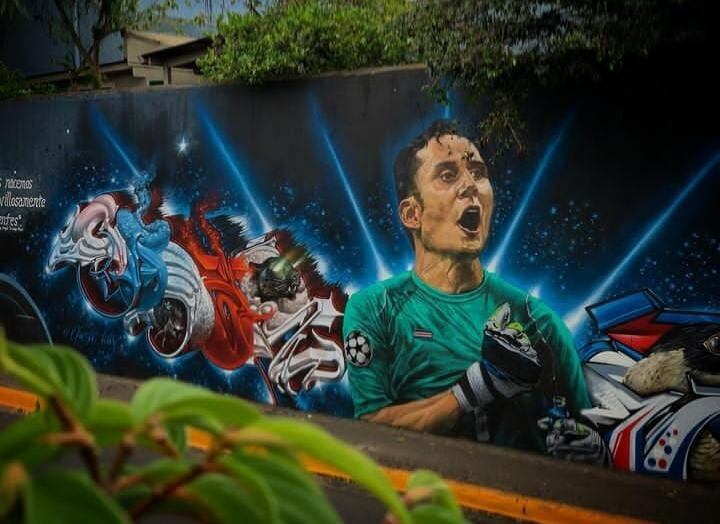 Mural de Keylor Navas