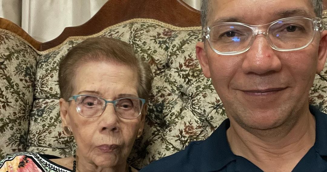 mamá del presentador Edgar Silva