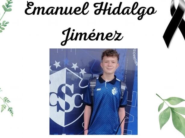 Emanuel Hidalgo jugador de la categoria U15 del Cartaginés. Foto: CTP San Pablo de León Cortés