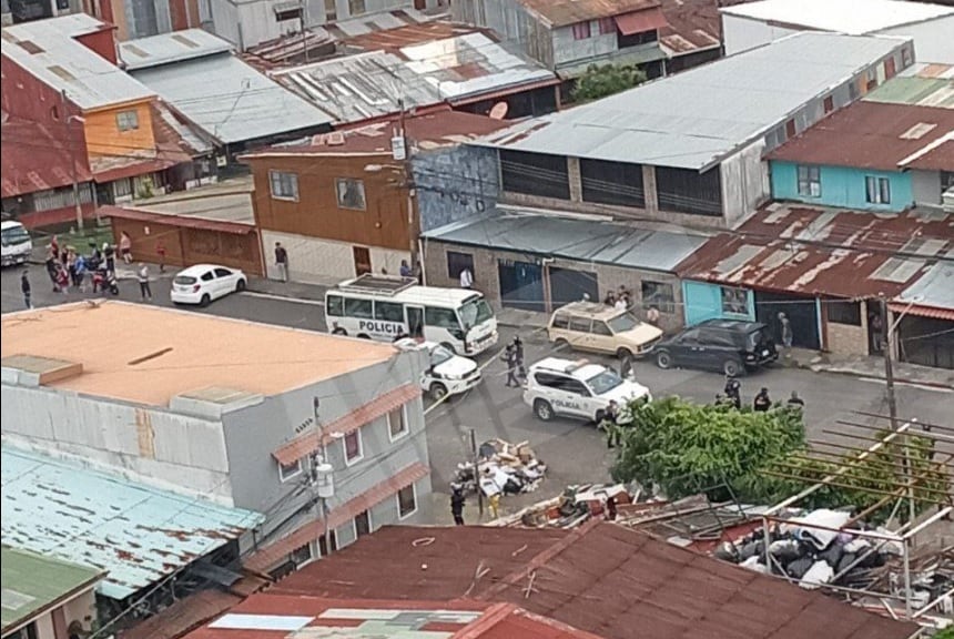 El homicidio ocurrió en el sector de 15 de Setiembre, en Hatillo. Foto ANI.