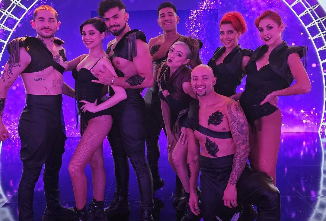 Bailarín Michael Rubí en el programa La Academia