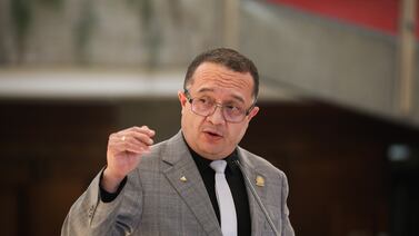 Gerald Campos, ministro de Justicia, tomó una decisión sobre su inmunidad