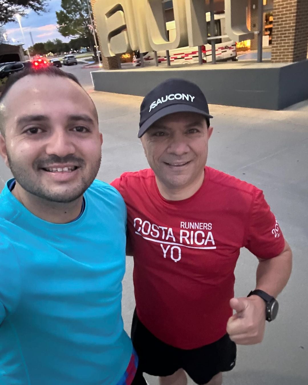 Yashin Quesada y Anthony Porras no pierden tiempo en Estados Unidos y hasta lo aprovechan para correr.
