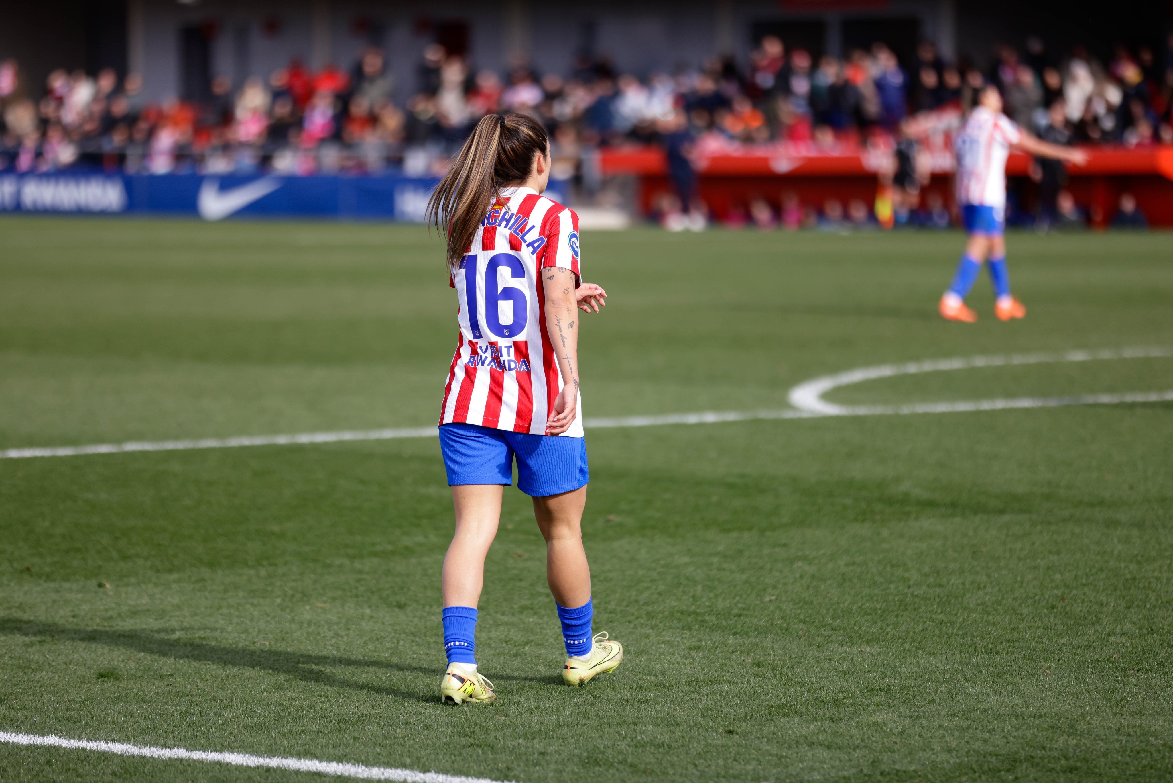 Priscilla Chinchilla debutó con el Atlético de Madrid femenino.