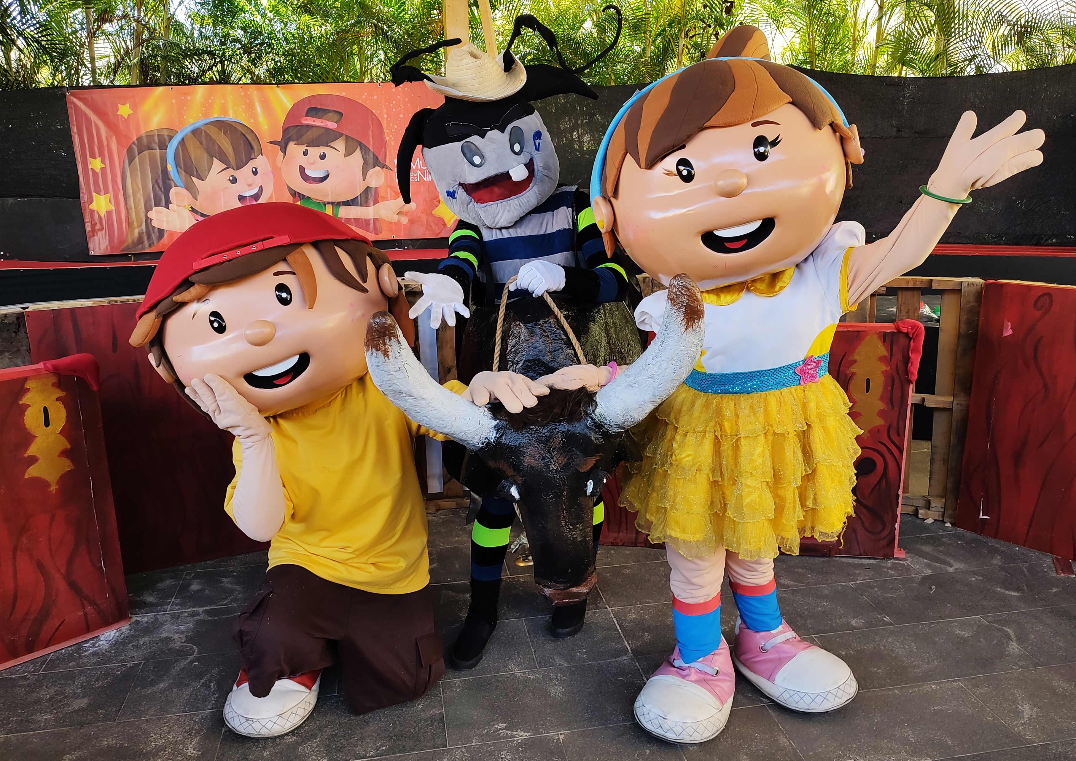 Museíto y Museíta tendrán su propio show sabanero. (Foto: Museo de los Niños)