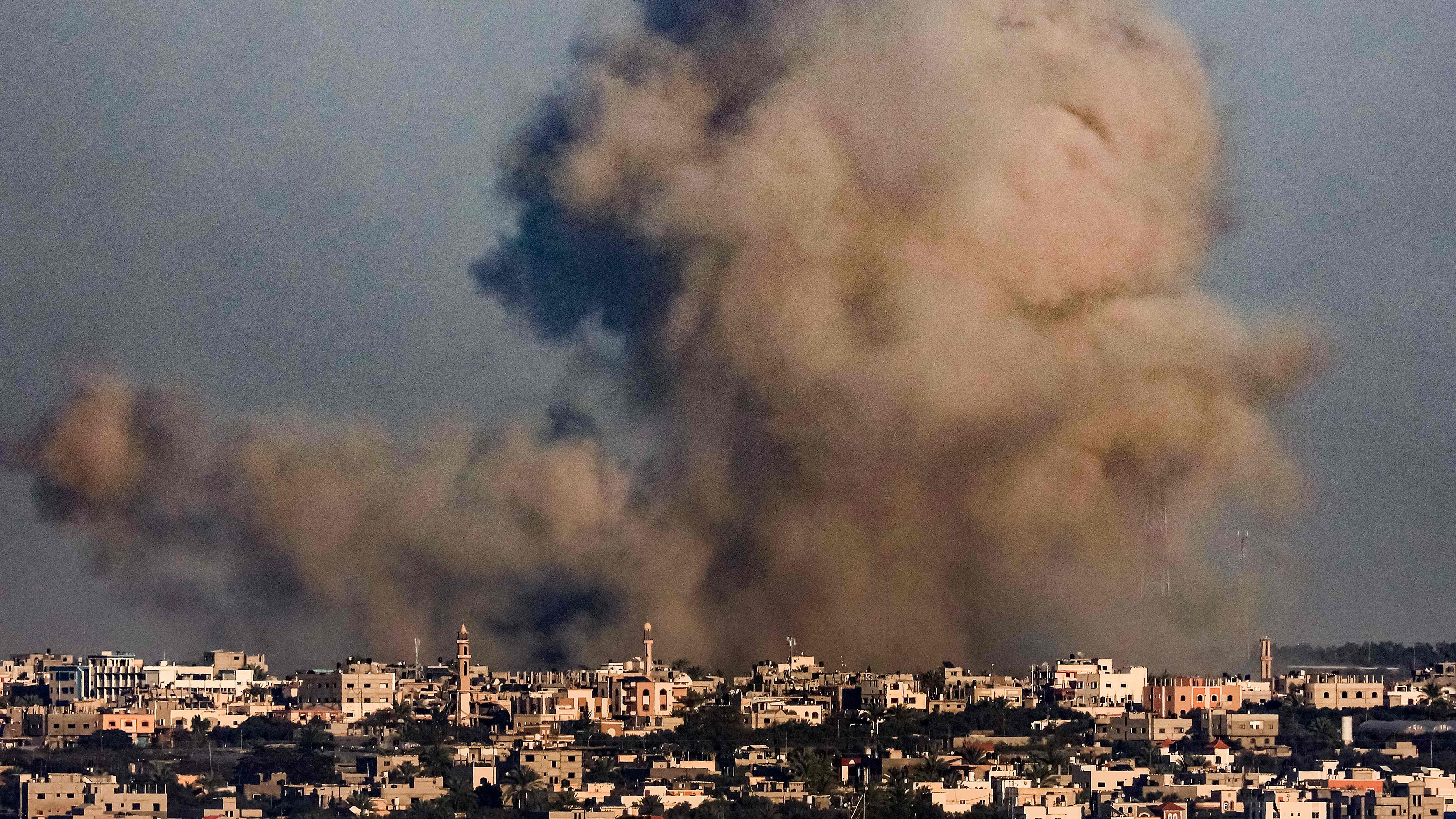 Bombardeo en Gaza