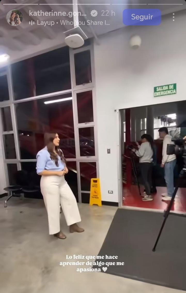 Katherine González volvió a las aulas