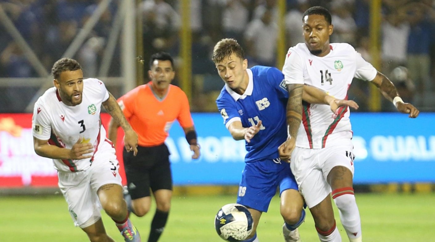 El Salvador vs Surinam. Eliminatoria Copa del Mundo 2026. Fotos tomadas de El Gráfico, El Salvador.