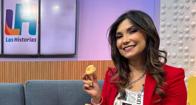 Ginnés Rodríguez, presentadora de Las Historias de canal 11.