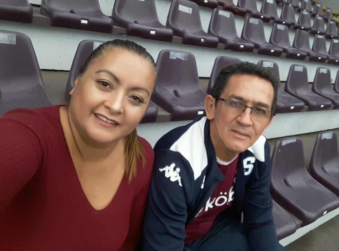 Kevin Chamorro y su pareja Ashley Arguedas. Cortesía.