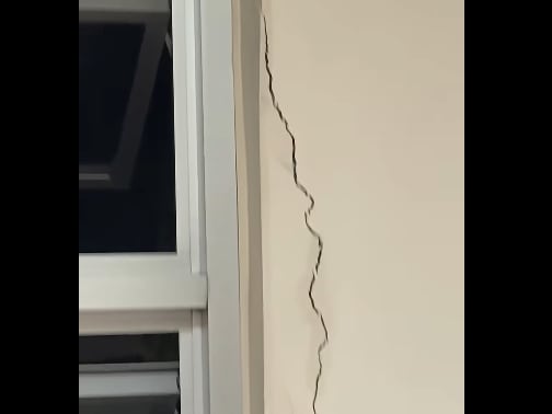 Varias grietas quedaron en el Hospital San Juan de Dios