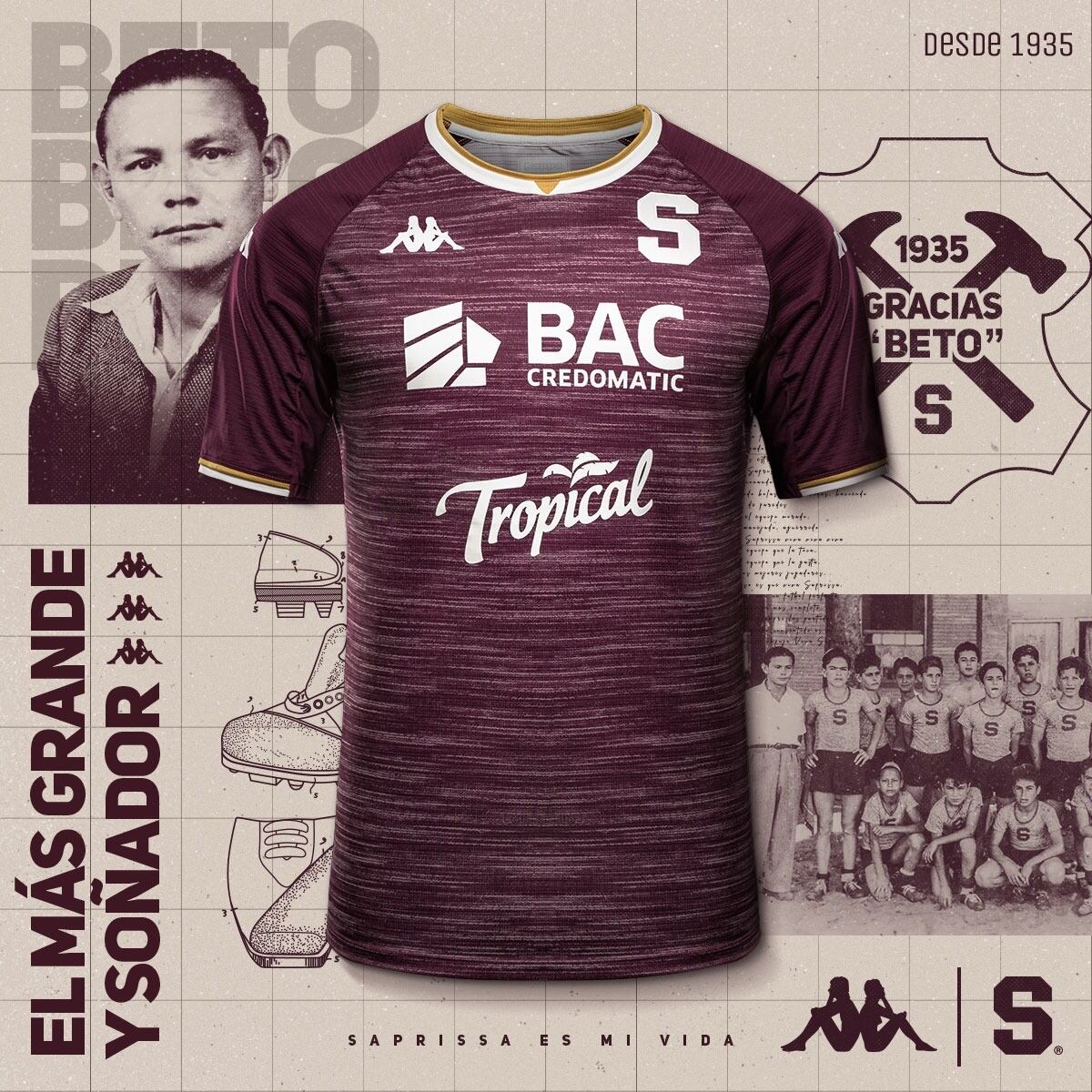 Tercer uniforme del Deportivo Saprissa. Prensa Saprissa.