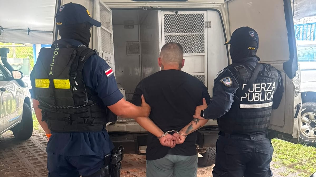 Jeffrey Francisco Carrasco Redondo, alias Epy, fue detenido en Barva de Heredia, tras permanecer seis meses en fuga.