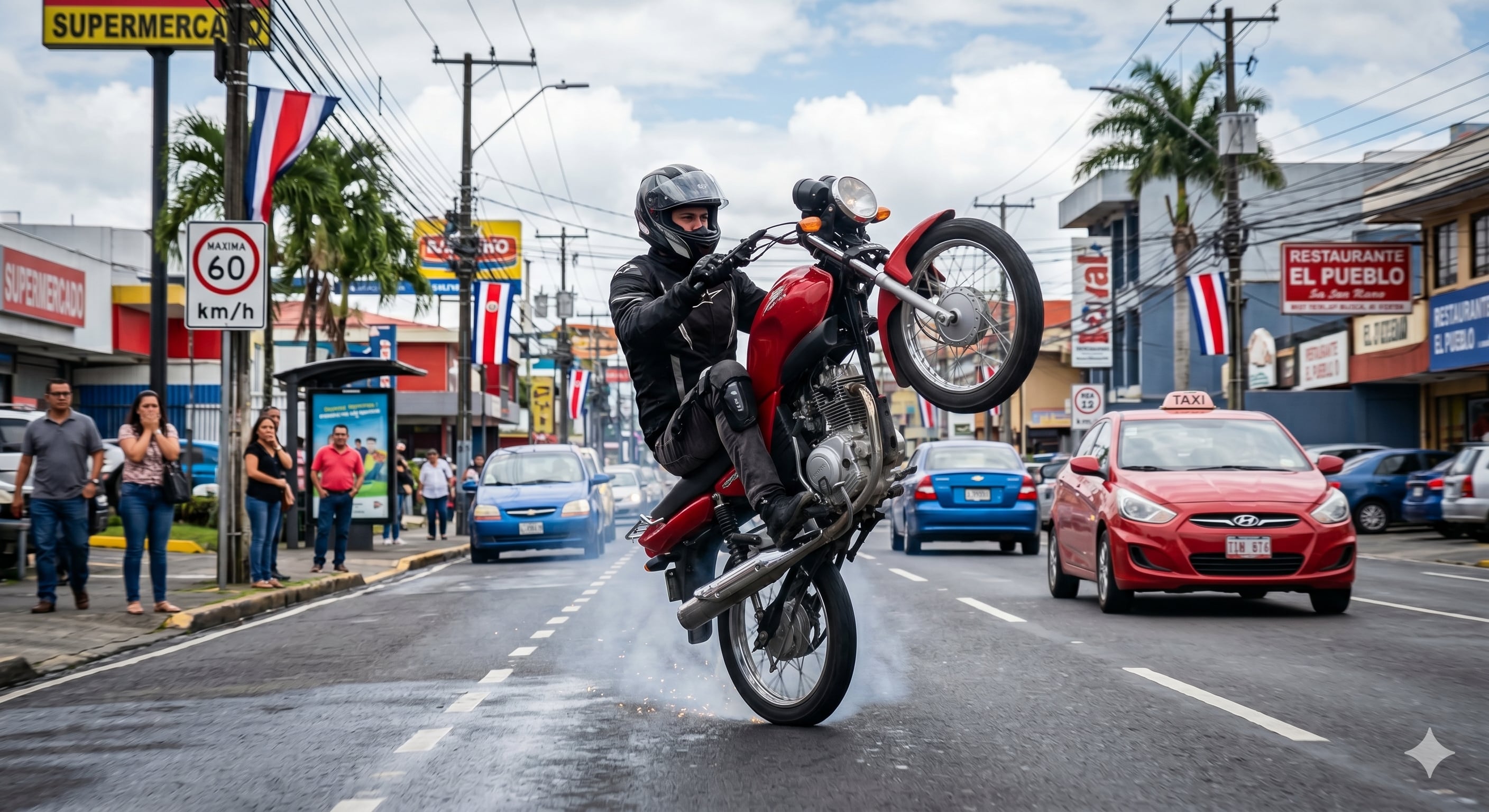 Cambios en la ley castiga con gran multa las acrobacias en moto