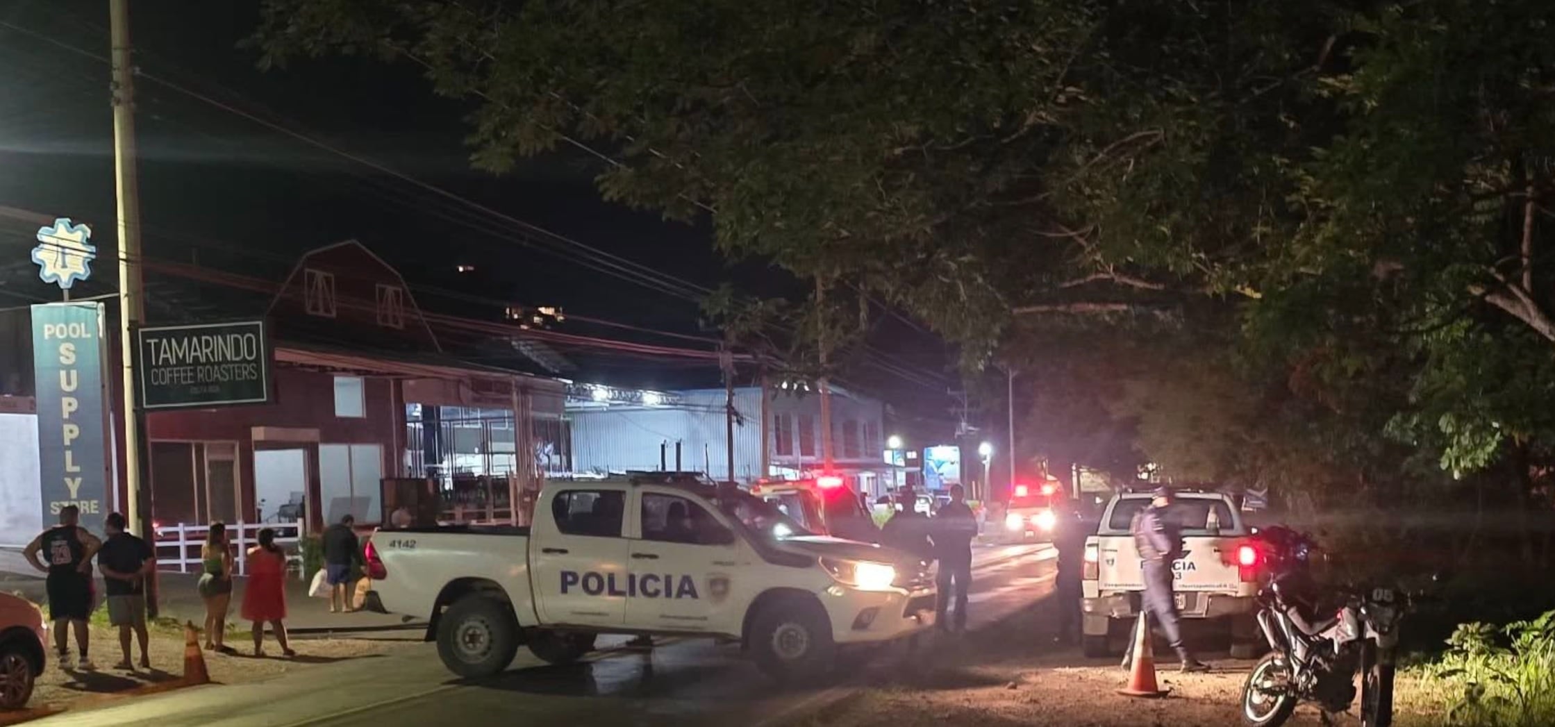El crimen ocurrió en horas de la madrugada de este domingo. Foto Guanacaste Primero.
