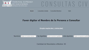 TSE explica por qué dejará de mostrar importantes datos de hijos, matrimonios y divorcios en su sitio web