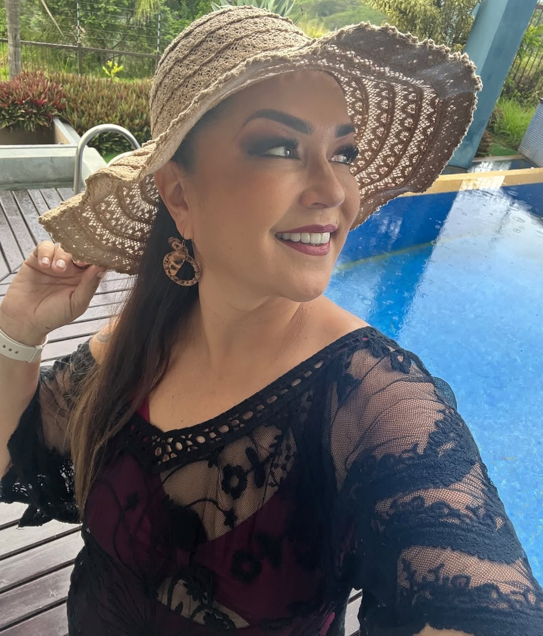 Maureen Salguero, locutora y presentadora de televisión.