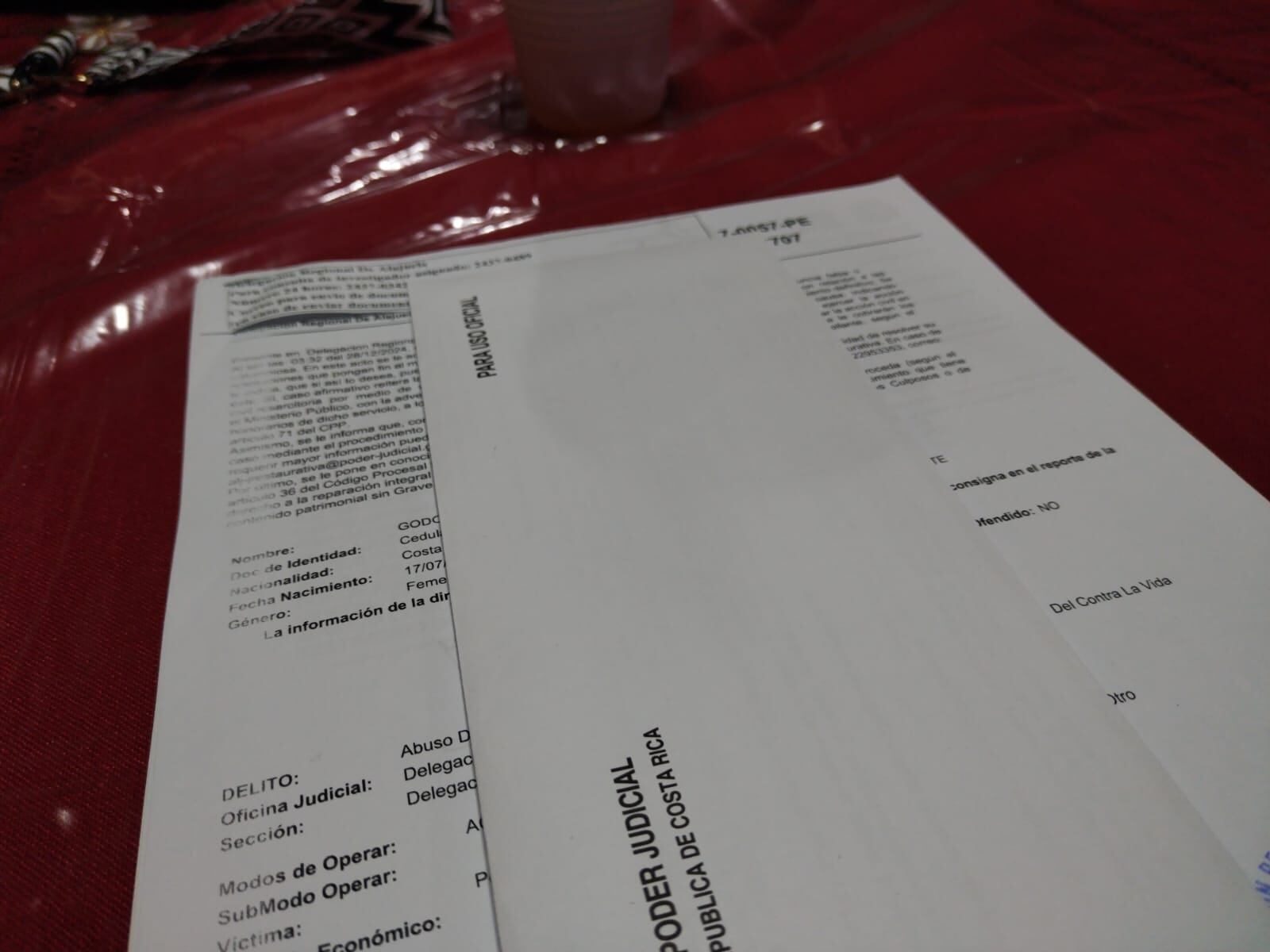 Esta es la denuncia que hizo Sharon Godoy en el OIJ, luego de la agresión que sufrió su hermano Steven Godoy, tras la Gran Final entre Liga Deportiva Alajuelense y Herediano.