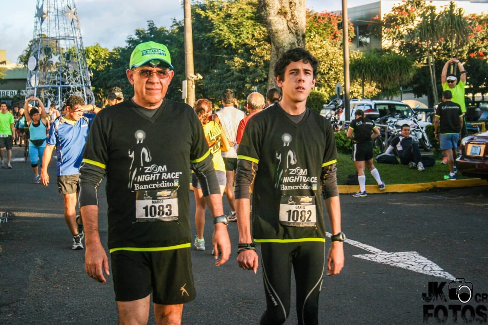 Daniel Johanning y su padre, don Marco comparten algo más que la sangre y es el amor por el deporte. Cortesía.