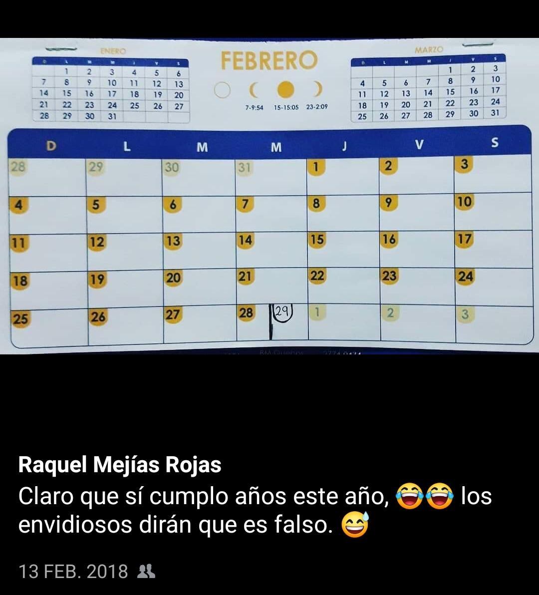 Raquel Mejías Rojas nació el 29 de febrero de 1992 en el hospital Escalante Pradilla de Pérez Zeledón.
