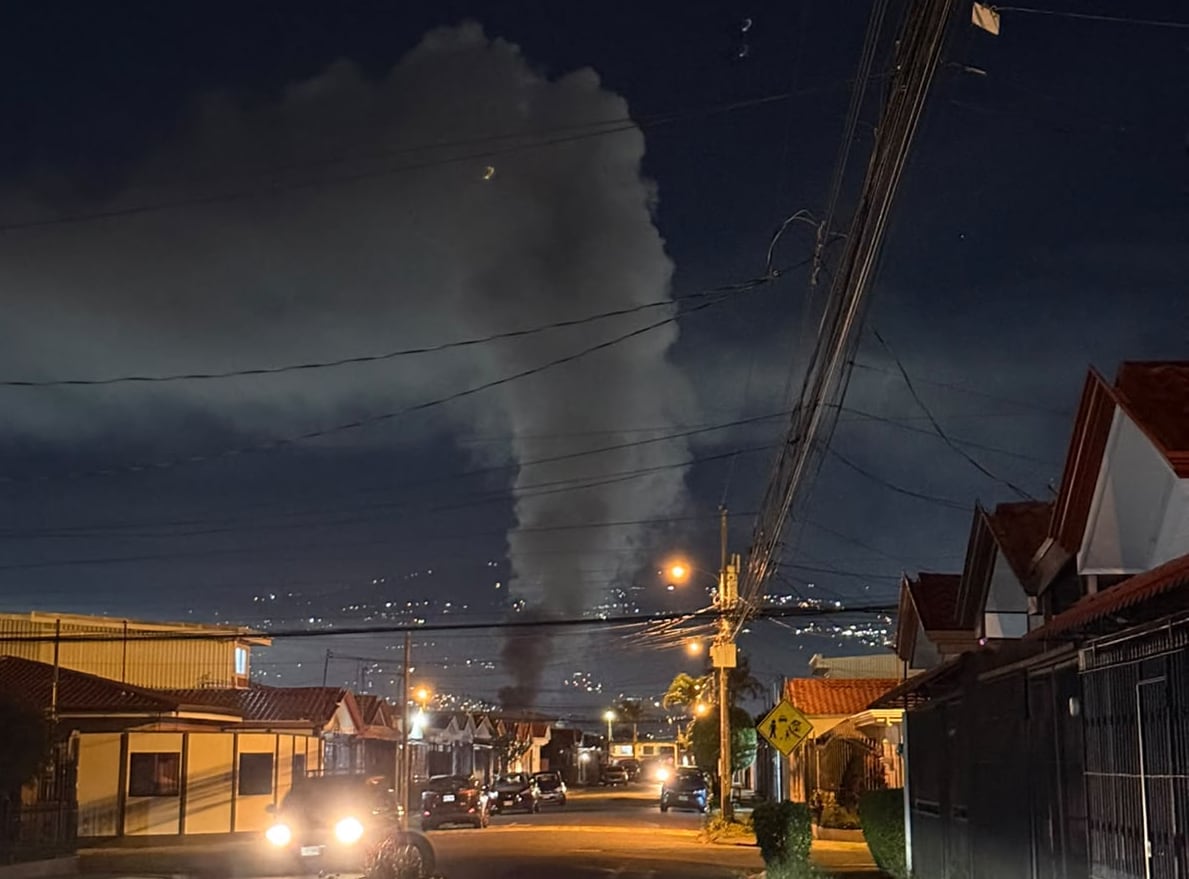 Incendio en el Guarco en Cartago