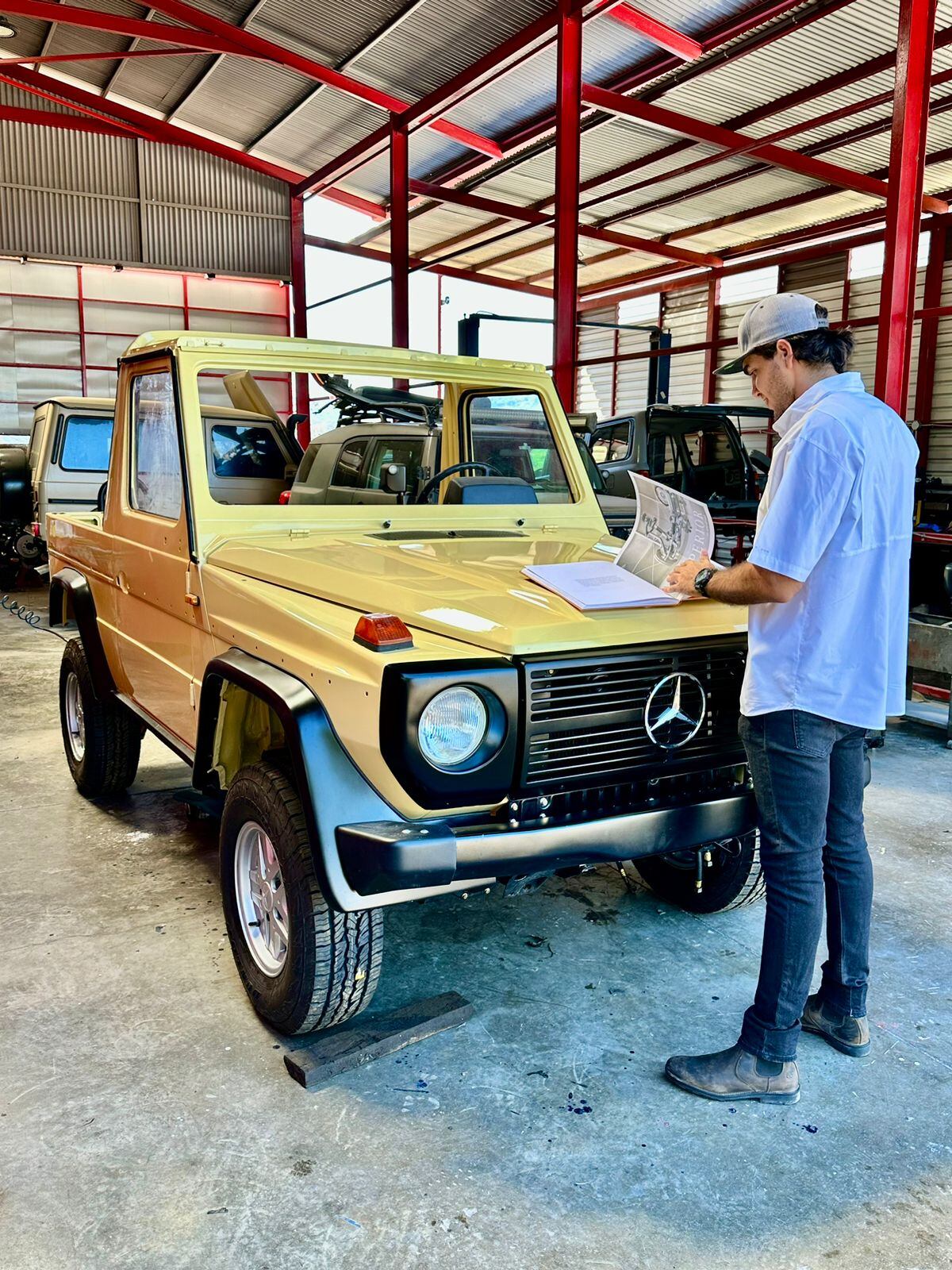 Remodelan el papamóvil en Costa Rica